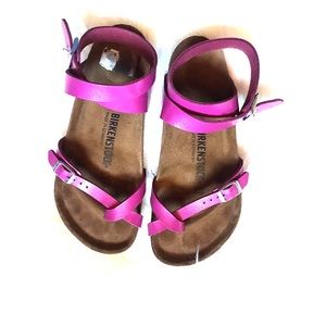 Pink yara Birkenstock size 38